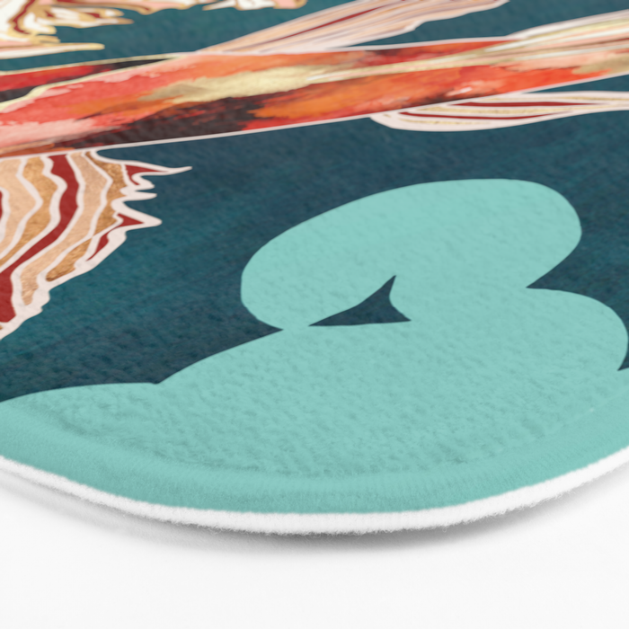 Metallic Koi VII Bath Mat Gallery Image 3