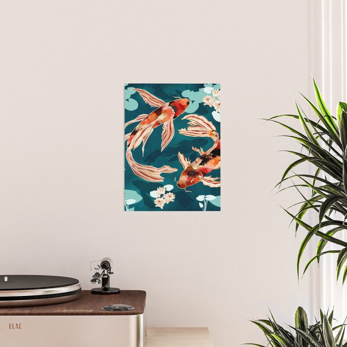 Metallic Koi VII Poster Gallery Image 2