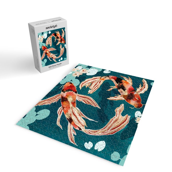 Metallic Koi VII Jigsaw Puzzle Gallery Image 2