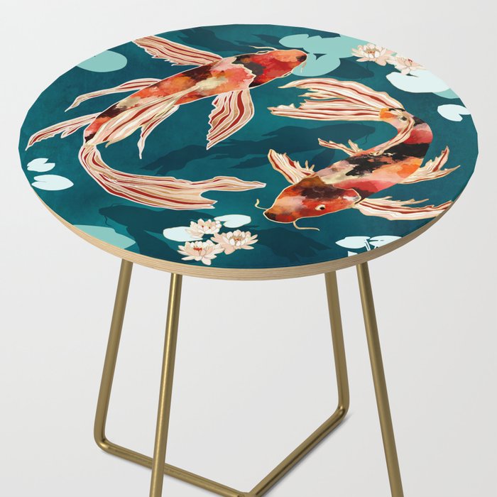 Metallic Koi VII Side Table Gallery Image 2