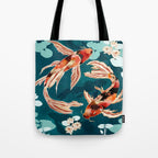 Metallic Koi VII Tote Bag Gallery Image 1