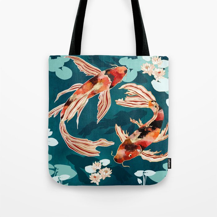 Metallic Koi VII Tote Bag Gallery Image 1