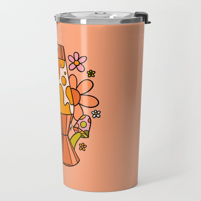 Leo Lava Lamp Travel Mug Gallery Image 2