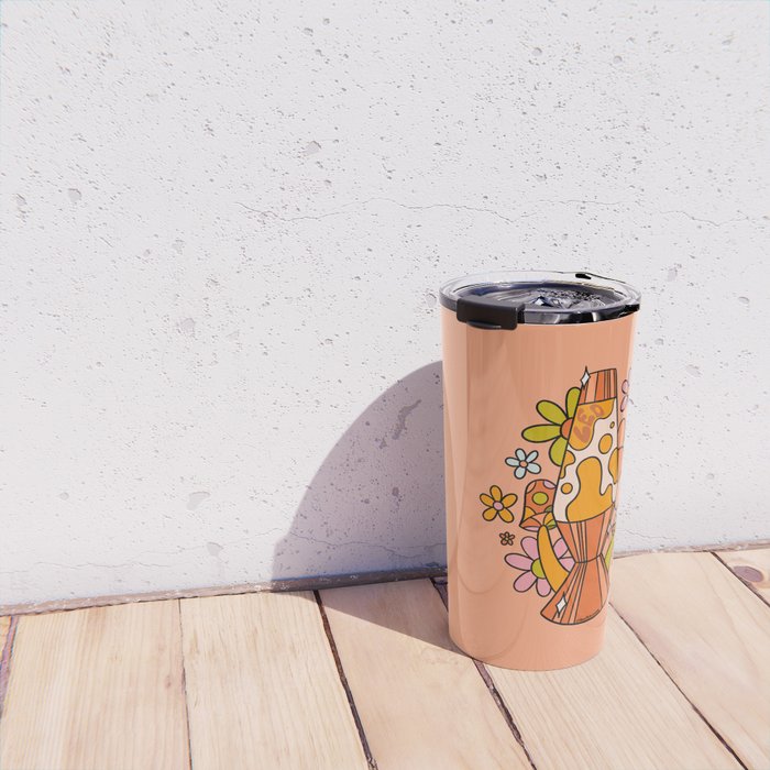 Leo Lava Lamp Travel Mug Gallery Image 4
