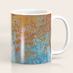 Vintage Rust, Terracotta and Blue Coffee Mug Gallery Image 1