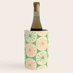 Atomic Dots Midcentury Modern Retro Pattern in 50s Blush Pink, Cream, and Mint Wine Chiller Gallery Image 1