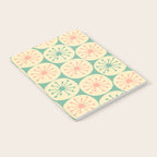 Atomic Dots Midcentury Modern Retro Pattern in 50s Blush Pink, Cream, and Mint Notebook Gallery Image 2