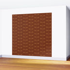 Dragonfly Pattern IV Brick Red Wall Mural Gallery Image 2
