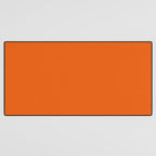 Orange Soda Solid Summer Party Color Desk Mat Gallery Image 3