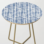 Abstract rectangles - indigo Side Table Gallery Image 2