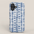 Abstract rectangles - indigo iPhone Case Gallery Image 1