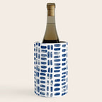 Abstract rectangles - indigo Wine Chiller Gallery Image 2