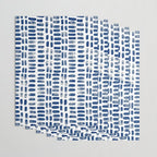 Abstract rectangles - indigo Wrapping Paper Gallery Image 3