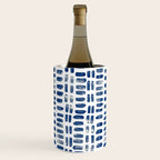Abstract rectangles - indigo Wine Chiller Gallery Image 1