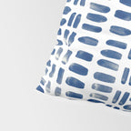 Abstract rectangles - indigo Pillow Sham Gallery Image 4
