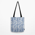 Abstract rectangles - indigo Tote Bag Gallery Image 2