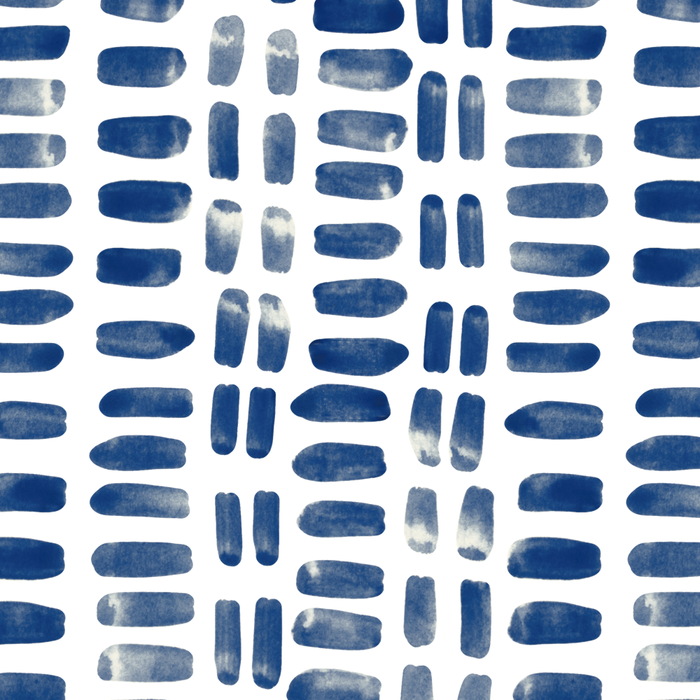 Abstract rectangles - indigo Coffee Mug Gallery Image 2