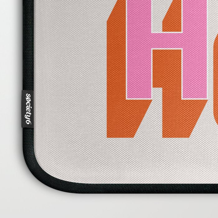 Happy Hour (Pink Orange) Laptop Sleeve Gallery Image 3