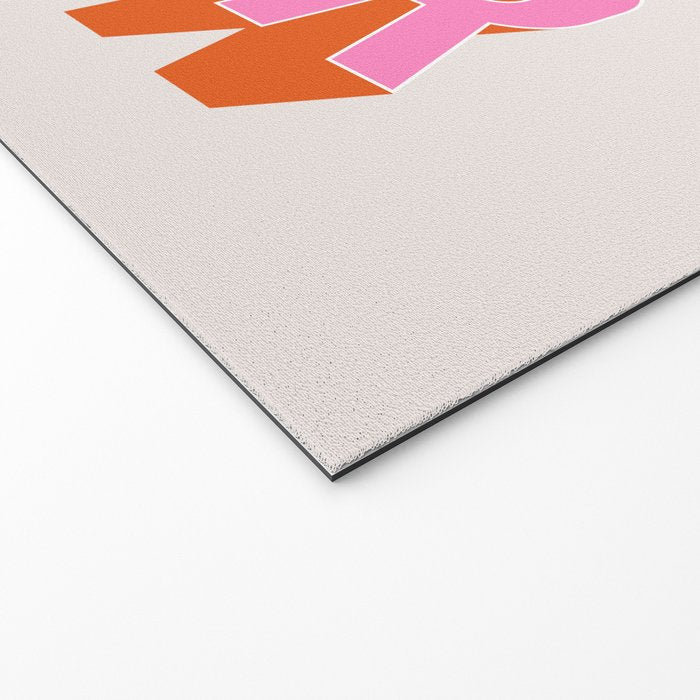 Happy Hour (Pink Orange) Welcome Mat Gallery Image 2