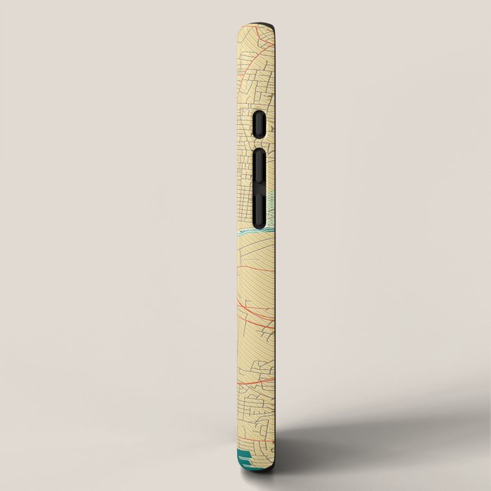 Nashville Map Retro iPhone Case Gallery Image 2
