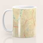 Nashville Map Retro Coffee Mug Gallery Image 3