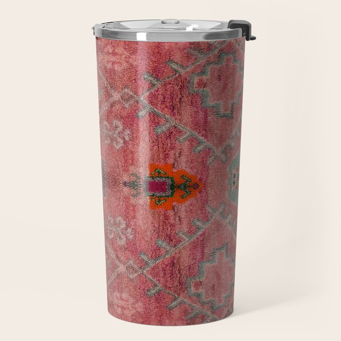 Moroccan Carpet  Travel Mug Gallery Image 2