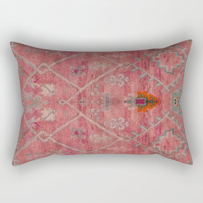 Moroccan Carpet  Rectangular Pillow Gallery Image 2