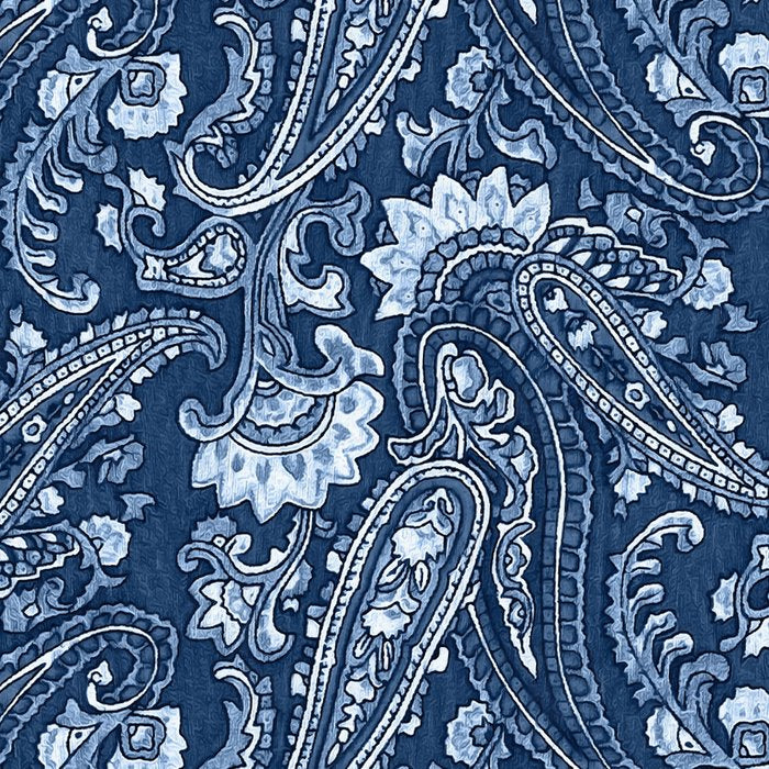 Blue indigo paisley Coffee Mug Gallery Image 2