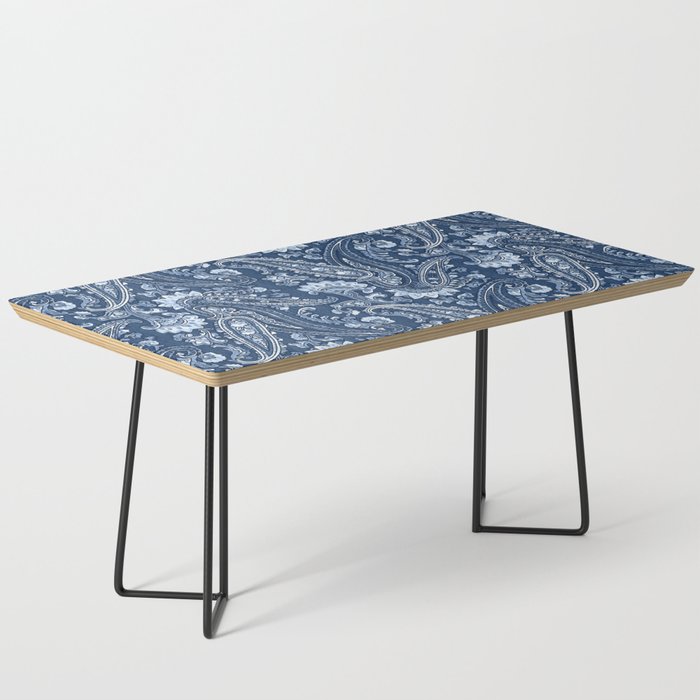 Blue indigo paisley Coffee Table Gallery Image 1