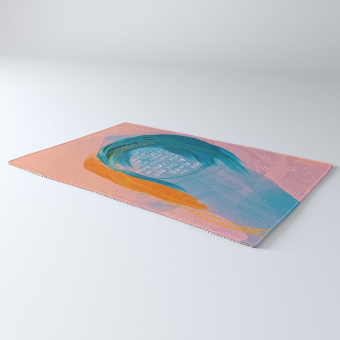 "May You Always Be The One Who Stays In Relentless Pursuit.." Rug Gallery Image 3