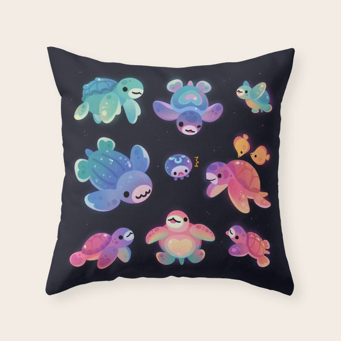 Sea turtle Throw Pillow Gallery Image 1