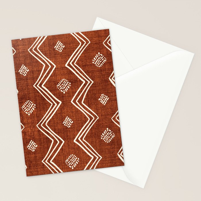 Village in Rust Stationery Card Gallery Image 2