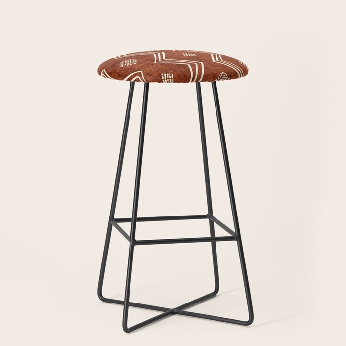Village in Rust Stool Gallery Image 1