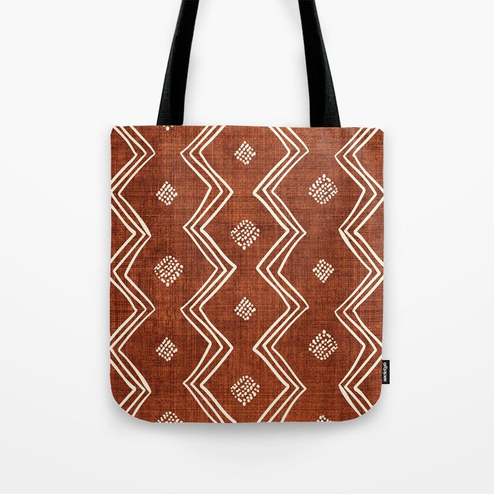 Village in Rust Tote Bag Gallery Image 1