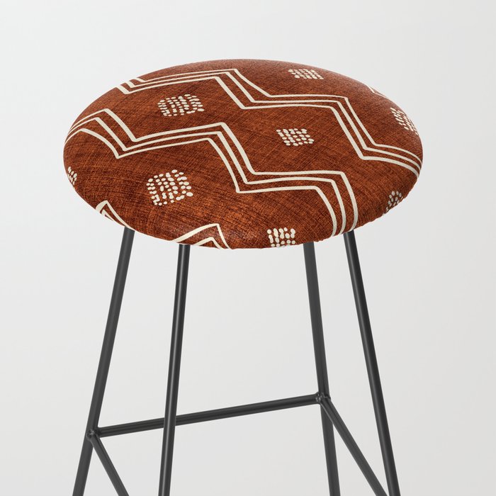 Village in Rust Stool Gallery Image 2