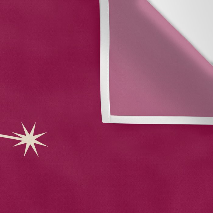 Gemini Zodiac Star Constellation Line Art Magenta Pink Wall Tapestry Gallery Image 3