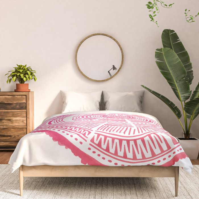 Ponderosa Pine - Pink OmbrÃ© Palette Comforter Gallery Image 3
