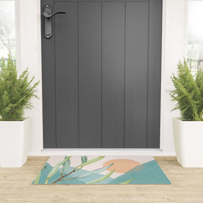 Setting Sun over the Sea 1 Welcome Mat Gallery Image 3