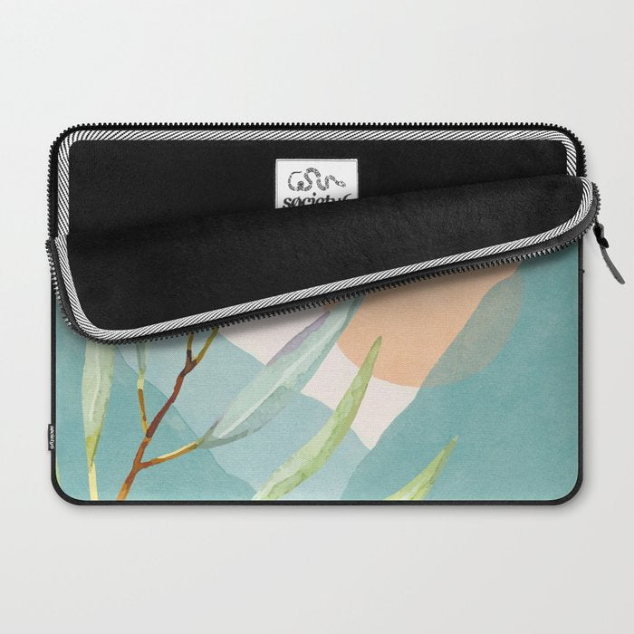 Setting Sun over the Sea 1 Laptop Sleeve Gallery Image 2