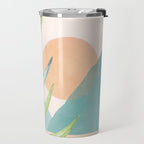 Setting Sun over the Sea 1 Travel Mug Gallery Image 2
