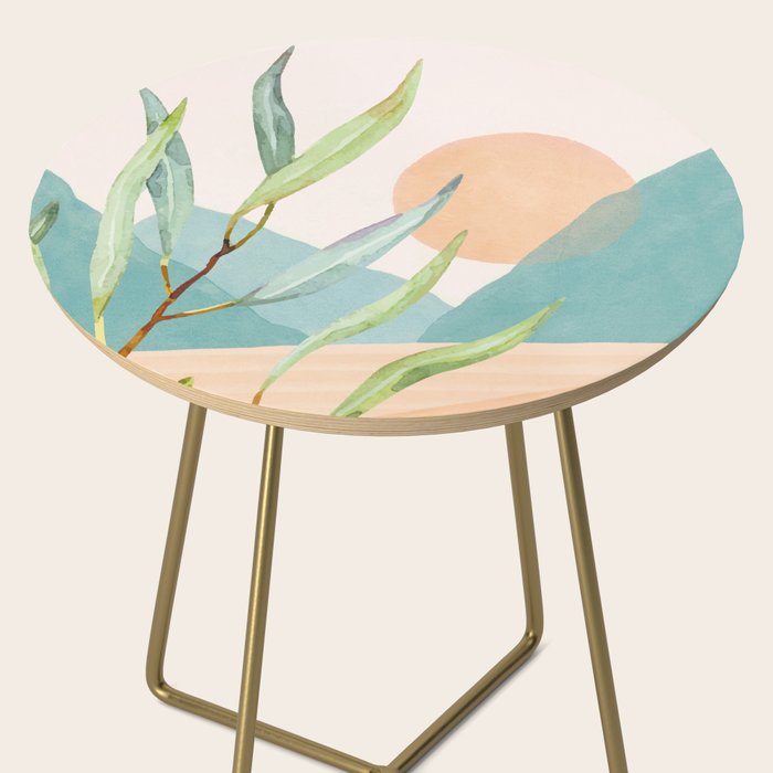 Setting Sun over the Sea 1 Side Table Gallery Image 2