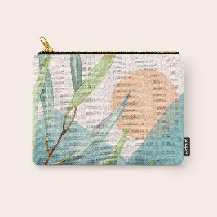 Setting Sun over the Sea 1 Carry All Pouch Gallery Image 1