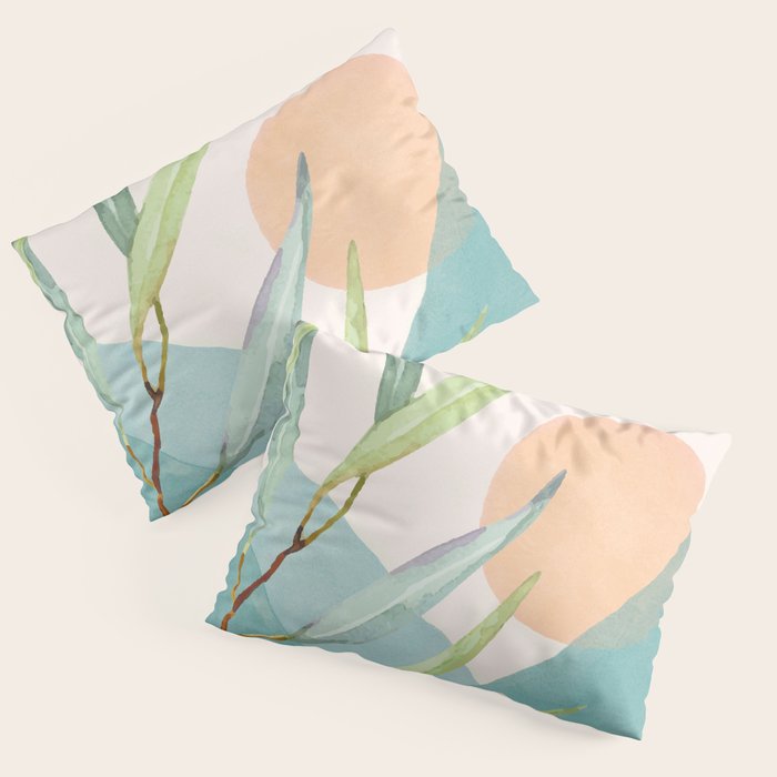 Setting Sun over the Sea 1 Pillow Sham Gallery Image 3