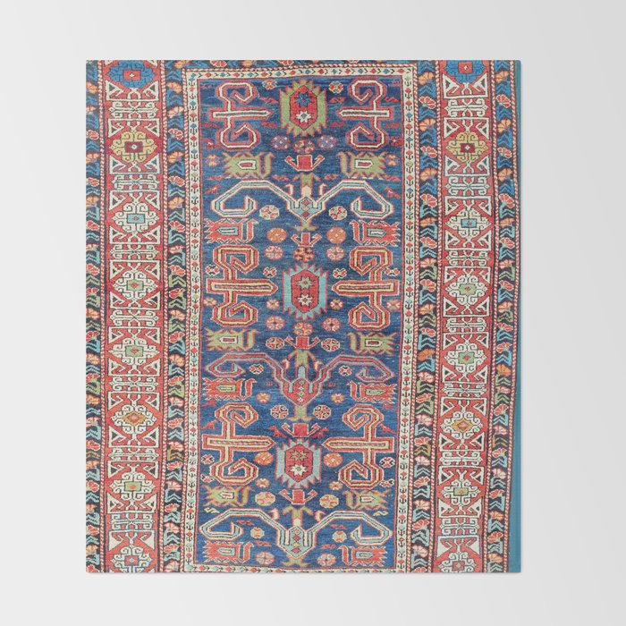 Perepedil Shirvan East Caucasus Rug Print Throw Blanket Gallery Image 2