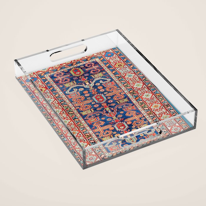 Perepedil Shirvan East Caucasus Rug Print Acrylic Tray Gallery Image 1