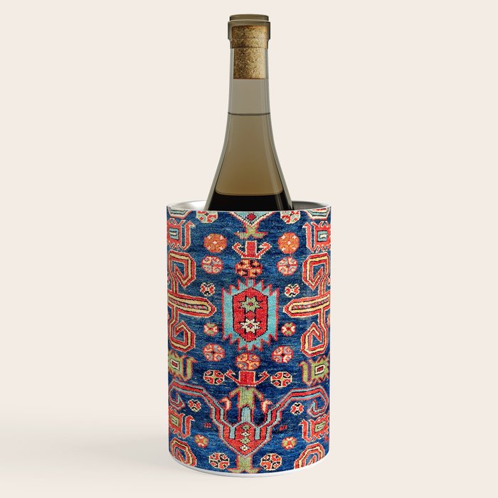 Perepedil Shirvan East Caucasus Rug Print Wine Chiller Gallery Image 1