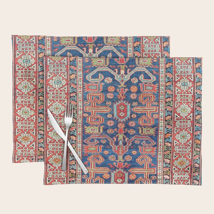 Perepedil Shirvan East Caucasus Rug Print Placemat Gallery Image 1