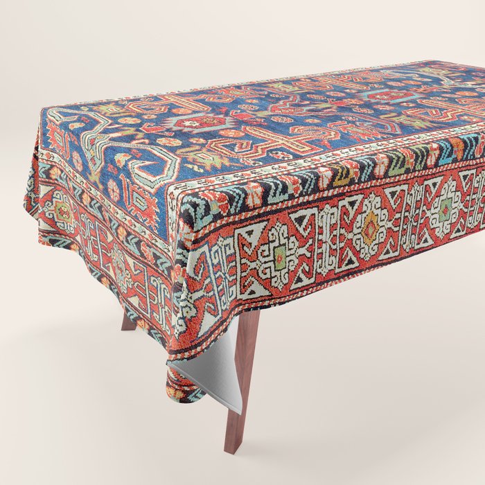 Perepedil Shirvan East Caucasus Rug Print Tablecloth Gallery Image 1