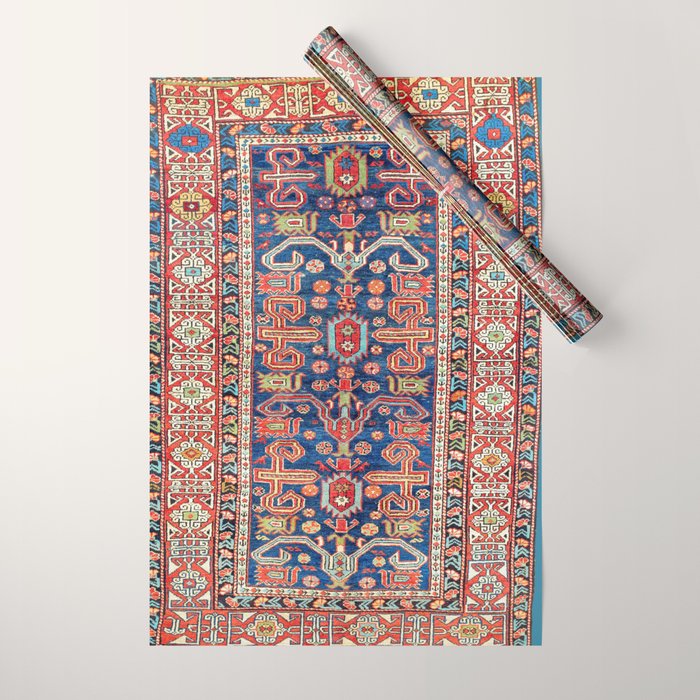 Perepedil Shirvan East Caucasus Rug Print Wrapping Paper Gallery Image 1