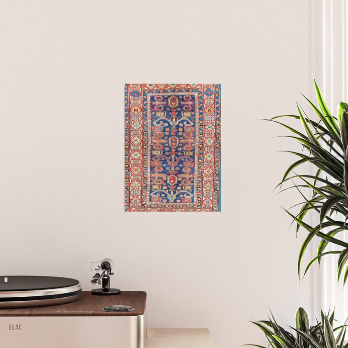 Perepedil Shirvan East Caucasus Rug Print Poster Gallery Image 2